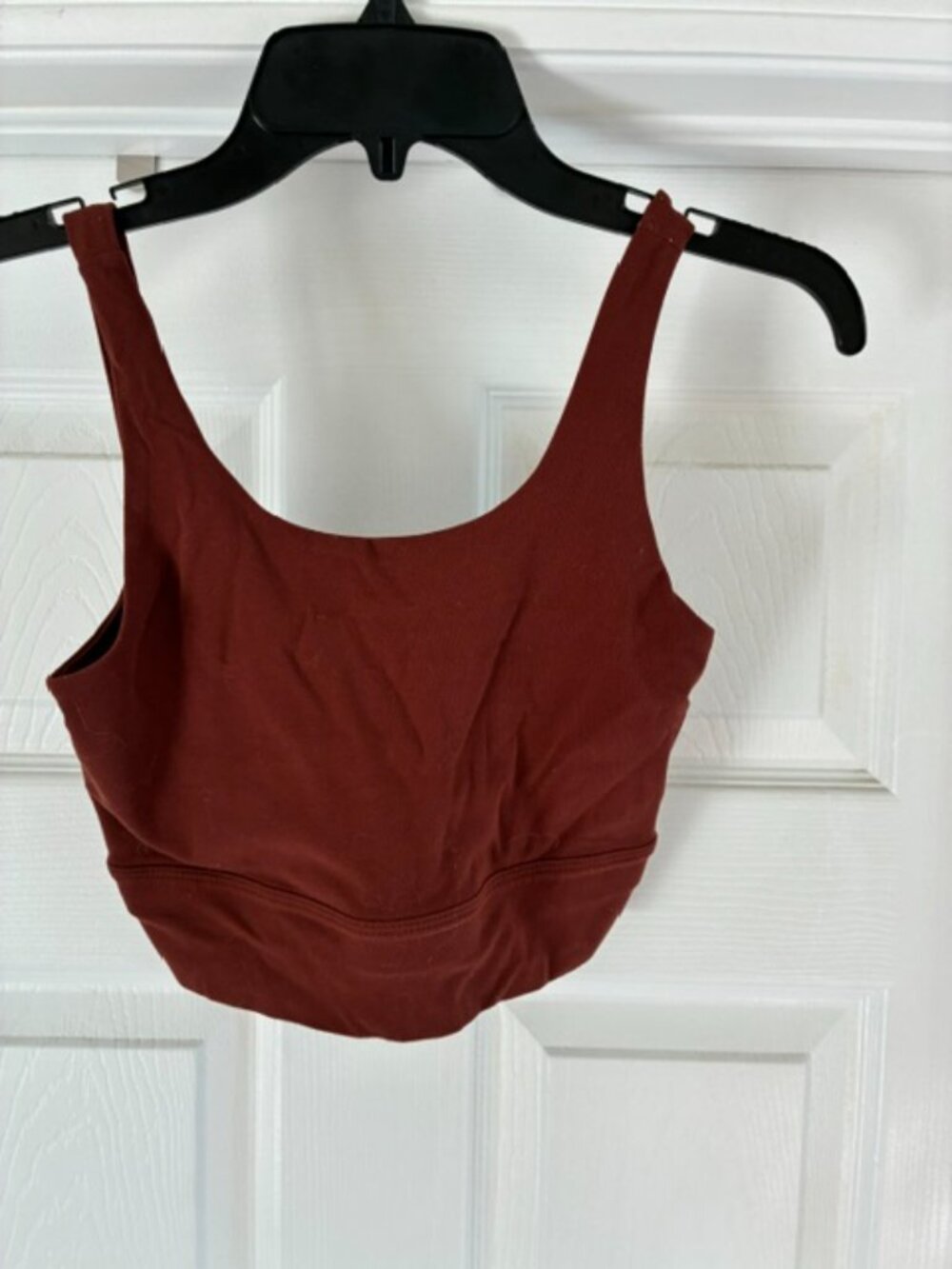 Nike sports bra, XS, good condition. Deep red